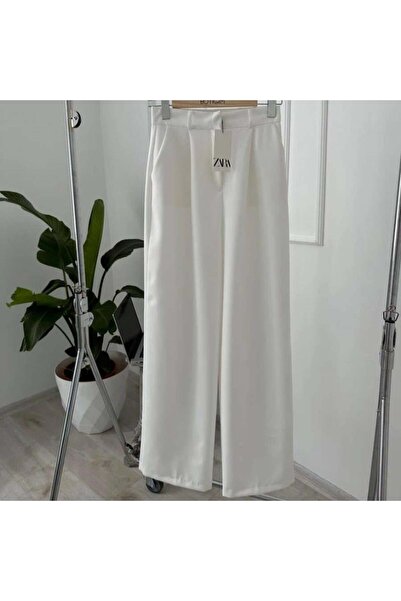 BETULAKSUBUTİK High Waist Palazzo Trousers