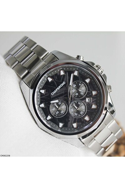 Chaperone ساعة يد رجالية بسوار فولاذي CH002258