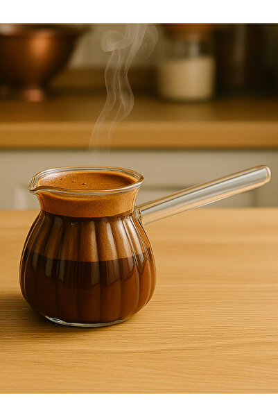 moryconcept Isıya Dayanıklı Cam Cezve 500 ml – Şık ve Minimalist Tasarım