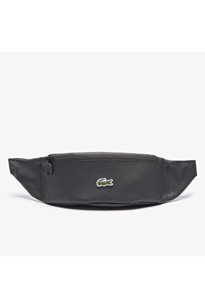 Lacoste Unisex Black Waist Bag