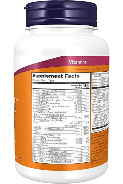 Now Adam Men Multiple Tablets - 60 Tablets
