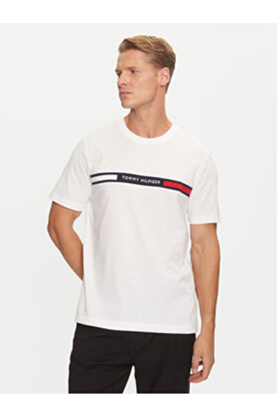 Tommy Hilfiger Tricou bărbătesc MW0MW36498 Alb
