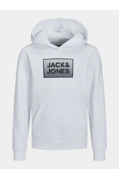 Jack & Jones Φούτερ Jack Jones Junior Boy 12249653 Λευκό