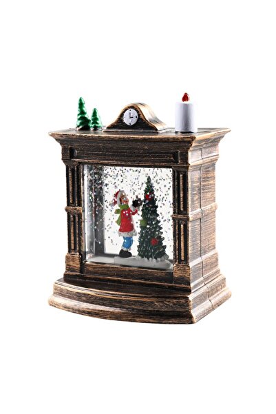 Flippy Χριστουγεννιάτικο Τζάκι, Flippy, Σφαίρα Χιονονιφάδες, Ξωτικό, Φωτισμός LED, 11,5 x 8,5 x 6,5 εκ.