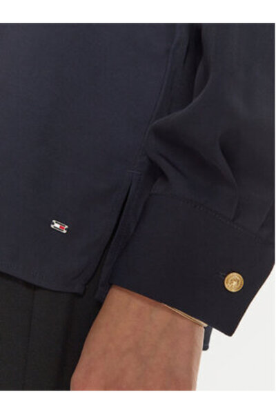 Tommy Hilfiger Women's Shirt WW0WW43066 Blue