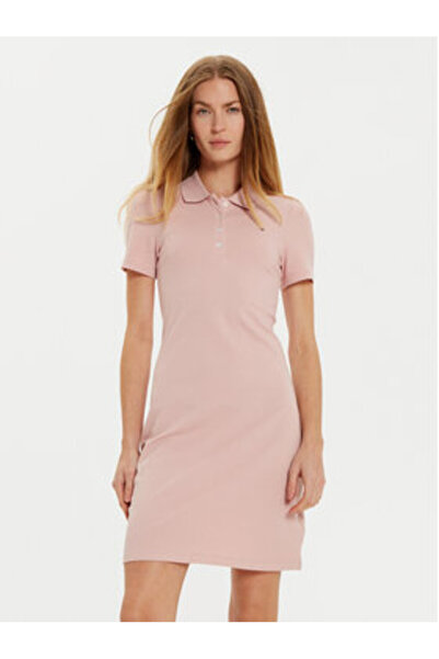Tommy Hilfiger Γυναικείο καθημερινό φόρεμα WW0WW43228 Ροζ