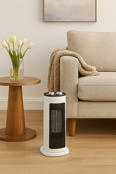 Voltomat Akıllı Kule Tipi Seramik Isıtıcı, 2 Saniyede Hızlı ısıtma 1400W