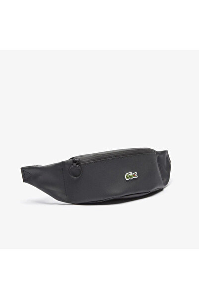 Lacoste Unisex Black Waist Bag