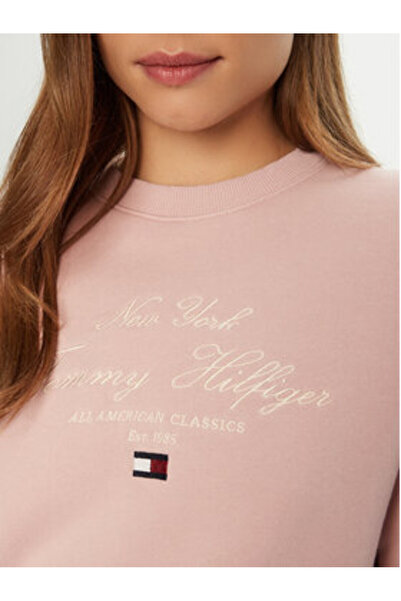 Tommy Hilfiger Hanorac pentru femei WW0WW43844 roz