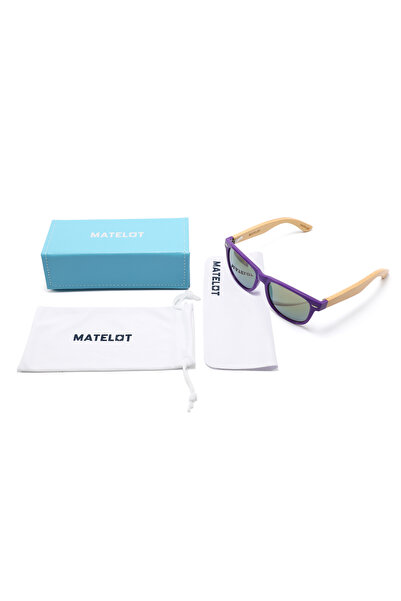 MATELOT PURPLE EDITION sunglasses, polarized lenses and bamboo wood arms