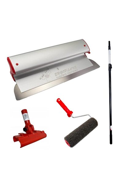 olejnik Set profesional de mistrie, aluminiu, lamă din oțel inoxidabil, 80 cm x 0,3 mm, suport, mâner prelungitor 1