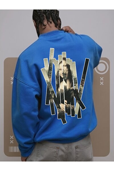 Wish BF Hanorac unisex pentru bărbați/femei MONA LISA, colorat, personalizat ...