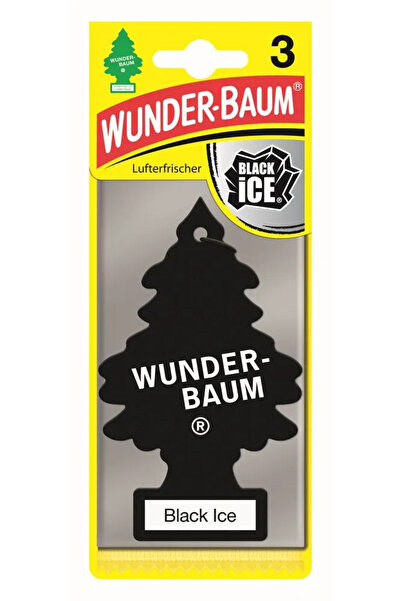 Wunder-Baum Odorizant bradut 3 pack black classic