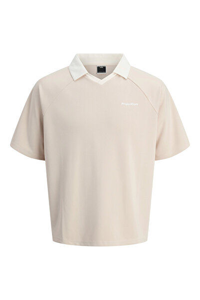 Jack & Jones Jack Jones Ανδρικό Πόλο 12276758 Μπεζ