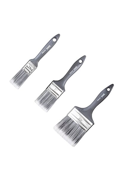 beorol Set 3 pensule pentru vopsea metalică, 30, 50, 80 mm, Standard