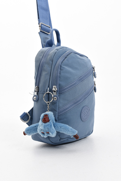 Sanmorris 3042 Unisex Wrinkle Fabric Waterproof Adjustable Strap Multi-Compartment Shoulder Bag Body Bag