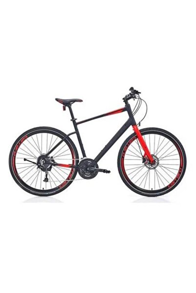 Carraro Sportive 328C Cues 18 Vites 480H Mat Siyah Kırmızı Şehir Bisikleti