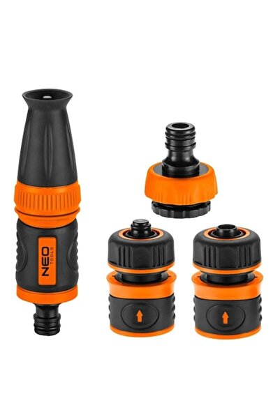 NEO Set de stropit, duza furtun cu accesorii, 4 piese, 1/2",