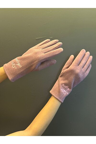 Gönülden Tasarım MĂNUSI DE FEMEI CU DEGETE TACTILI DE CAZMERĂ MOALE