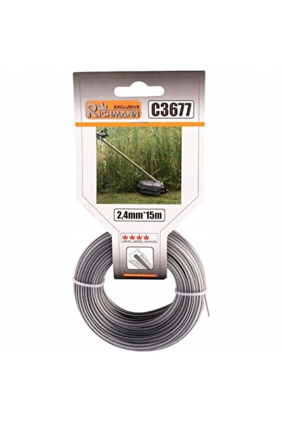 richmann exclusive Fir de schimb pentru trimmer, tip DUO Star, 2,4 mm x 15 m,