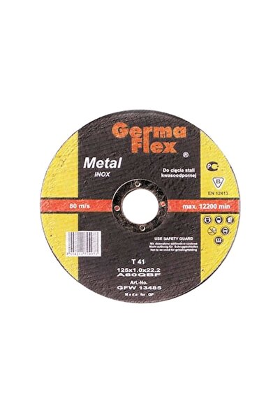 GERMA FLEX Disc debitat din oțel inoxidabil, 125x1 mm,