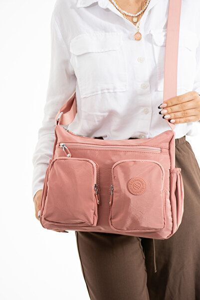 Sanmorris 4001 Waterproof Crinkle Fabric Crossbody Shoulder Bag