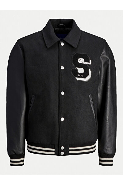 Jack & Jones Ανδρικό Bomber Μπουφάν Jack Jones 12260455 Μαύρο