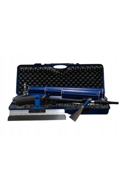 olejnik Set 3 gletiere profesionale, inox, 40,60,80cm, suport, maner telescopic, rola gletuit, spaclu