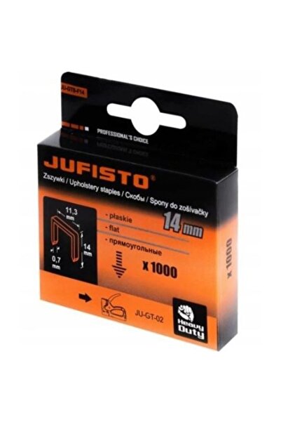 jufisto Staples J/53, 14 mm, 1000 pcs,