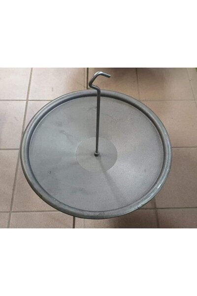 WEEKEND Disc pentru gratar, fonta, tip grill, cu picioare si agatator, 50 cm, Barbeque