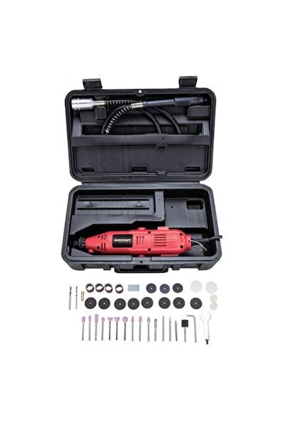 Worcraft Mini polizor cu accesorii, 135 W,