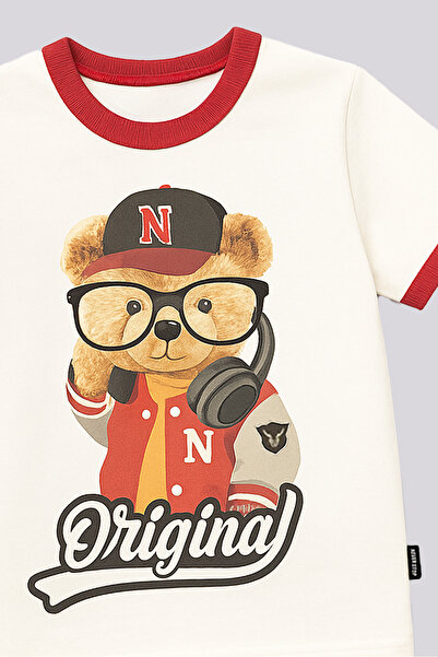 Nebbati Boy Ecru Tshirt