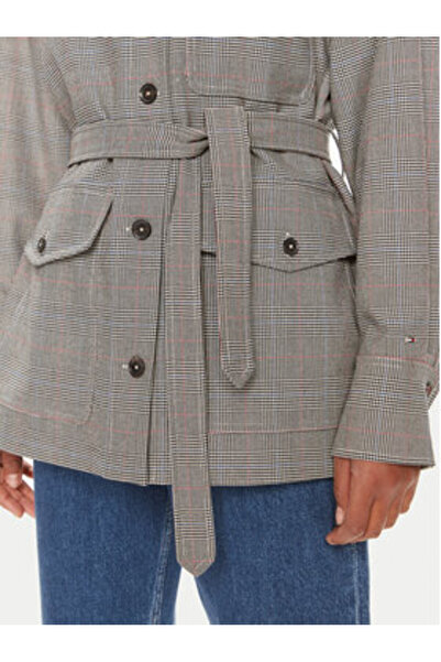 Tommy Hilfiger Γυναικείο μεταβατικό μπουφάν WW0WW43316 Γκρι