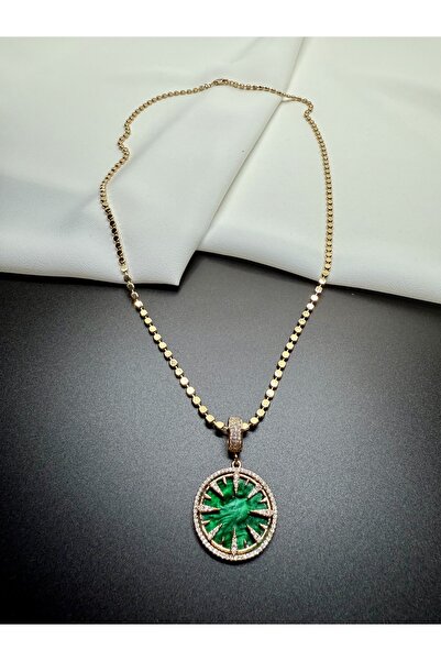Olala Aksesuar Rose Gold 60 cm Ezme Zincirli Kolye Kararmaz Antialerjik