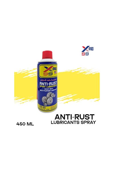 X-PRO 99 بخاخ تشحيم مضاد للصدأ X Pro 99 بخاخ تشحيم متعدد الأغراض شديد التحمل مضاد للصدأ 450 مل