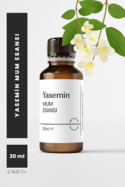 Cageartstudio Yasemin Mum Esansı 20 Ml, Yüksek Kalite Mum Esansı, Mum Koku Es...