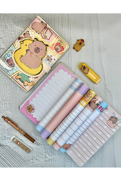 ZeCo Collection Duck and Capybara Special Design Colorful Illustrated Notebook/Diary/Bullet Journal