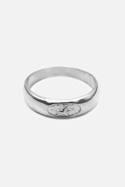 RAFTAF Icon Yıldız Detaylı Gümüş Yüzük