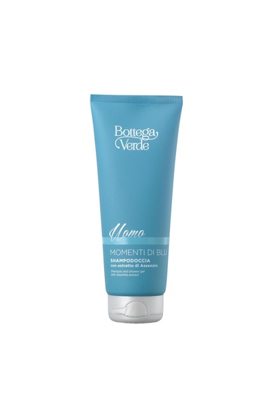 Bottega Verde Șampon și gel de duș cu extract de absint - Momenti di Blu, 200 ml