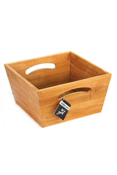 Raki Square bamboo bowl 24x24xh12cm