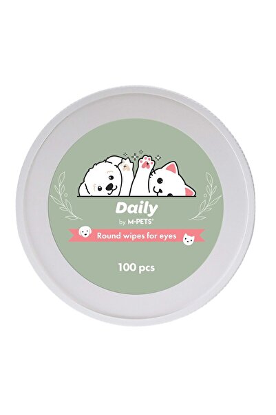 M-PETS DAİLY KEDİ ve KÖPEK GÖZ ÇEVRESİ TEMİZLEME PEDİ 100LÜ