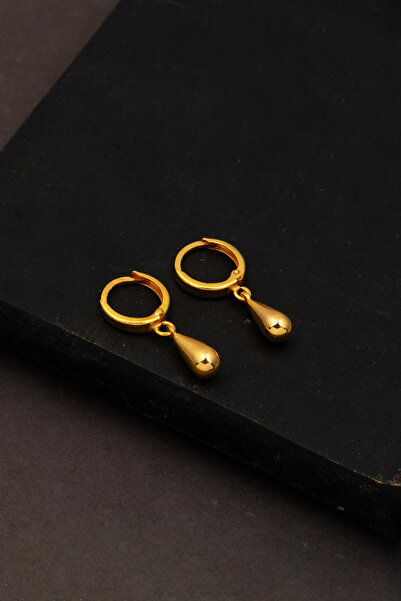 Bilezikci Damla Sallantılı 22 Ayar Altın Küpe