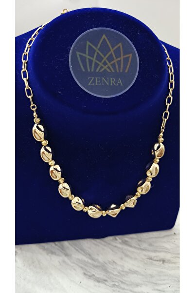 Çelik قلادة ذهبية اللون