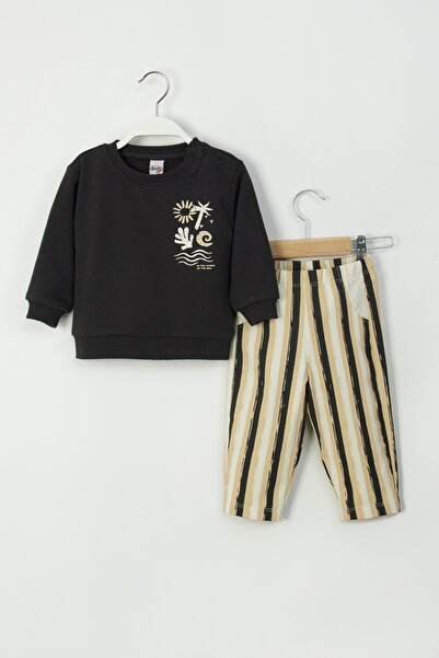 DMB BOYS & GIRLS طقم قطني للأطفال الذكور