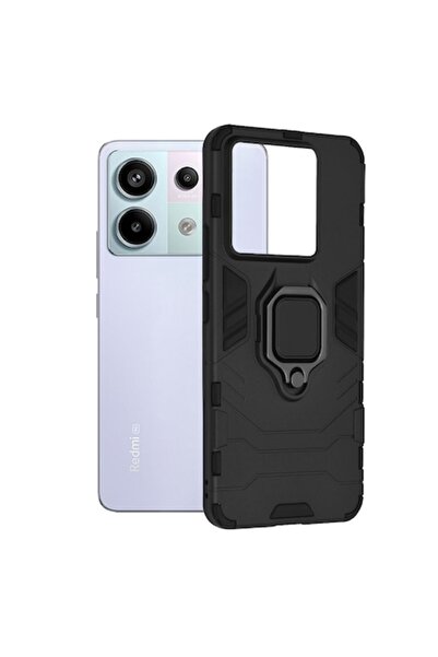 SOFAL Carcasă pentru Xiaomi Redmi Note 13 Pro 5G / Poco X6, R50 - Negru metalic