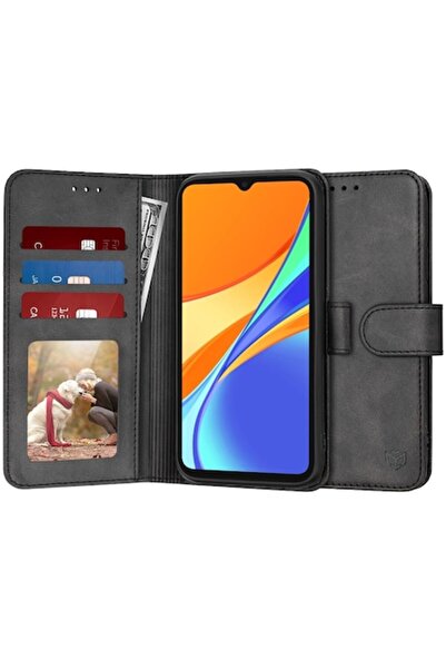 Fils Husă de protecție pentru Xiaomi Redmi 9C/Redmi 9C NFC, jurnal, L52, negr...