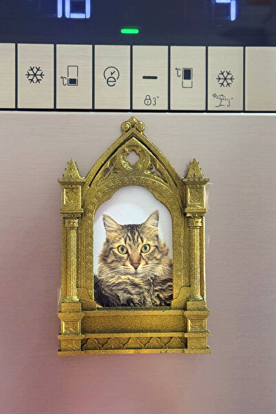 ZAP AKSESUAR Magnet Çerçeve, Boyutlu Gothic Tarz Minyatür Çerçeve Magnet