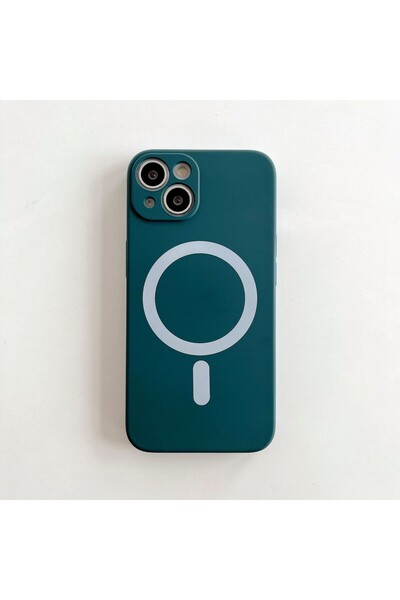 Apple MagSafe Case for iPhone 13 Pro, Silicone, Camera Protection, Magnetic, Wireless Charging, Flip