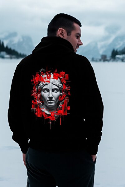 OSCAR WILDE Світшот з капюшоном Oversize з принтом, 3 нитки, 100% бавовна