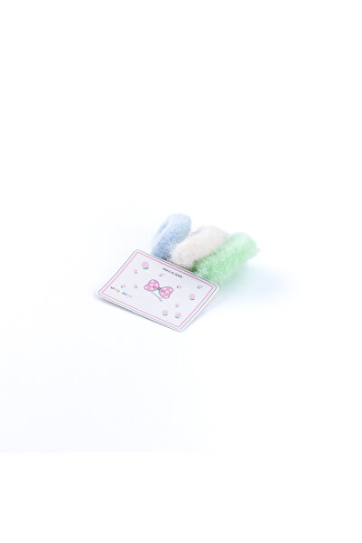 Bimotif 3 دبابيس شعر ملونة (أزرق، أخضر، أبيض)